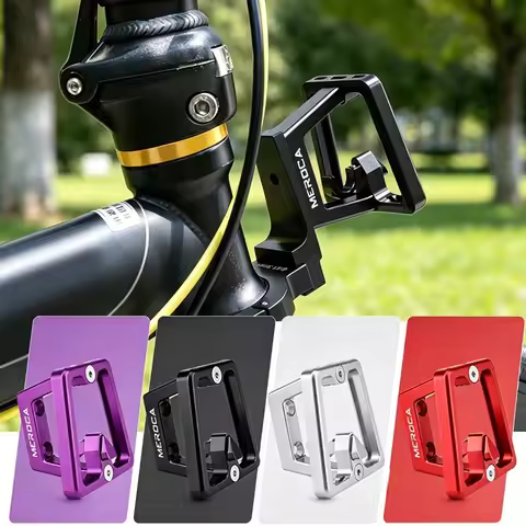 MEROCA Bicycle carrier block For brompton Folding bike 2 hole bike carrier block adapter Aluminum Fr