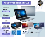 LAPTOP ASUS VIVOBOOK X441MAO - INTEL N4020 4GB HDD 1TB 14" WINDOWS