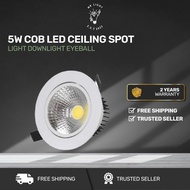5W COB LED Ceiling Spot Light Downlight Eyeball 70mm