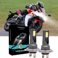 2x H7ไฟหน้ารถมอเตอร์ไซค์แบบ LED หลอดไฟสำหรับ Yamaha YZF R1 2007-2014 YZF R3 2015-2017 Bright 6000K เ