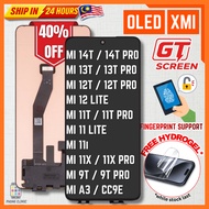 [OLED] LCD For XM Mi 14T 13T 12T 11T 9T 12 11 Lite 11X Pro 11i CC9E A3 Support Fingerprint Screen Di