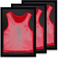 GlikCeil 3 Pcs Jersey Display Case 30 x 20 Inch Shadow Box for Jersey Large Jersey Frame for Wall Di