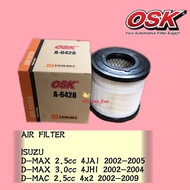 OSK A-6428 AIR FILTER DMAX 2.5CC (8-97178-609-0) D-MAX