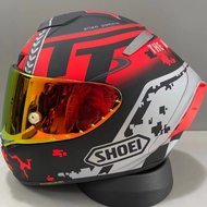 SHOEI X14 Isle of Man TT Red Helmet SHOEI Motorcycle Full Face Helmet Riding Motocross Racing Motobike Helmet