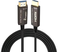 TYUMEN Fiber Optic HDMI Cable 50FT - High Speed Fiber HDMI Cable, Supports Ethernet 4K 60Hz, 4:4:4, HDR10, ARC, HDCP2.2, Optical Fiber HDMI2.0 18Gbps Cable for HD TV LED Laptop PS4 Xbox Projector