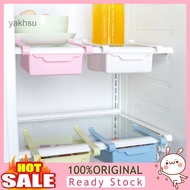 yak_cfsn_Kitchen Freezer Fridge Slide Drawer Space Saver Shelf Rack Holder Storage Box