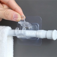 GANTUNGAN Multifunctional Socket Hanger Clip bracket, Drillless Hanger Socket/Flexible Pole bracket/