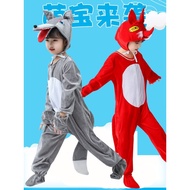 Little Fox Costume Red Fox Children Animal Costume Fox Fake Tiger Wei Fairy Tale Drama Fox Cartoon S