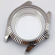 Mens Case 40mm Watch Case 904L Stainless Steel Sapphire Glass Waterproof Case Fits Miyota 8285 Movem