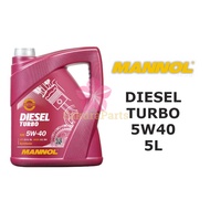 MANNOL 7904 DIESEL TURBO +ESTER 5W40 Fully Synthetic Engine Oil 5L (MADE IN GERMANY)