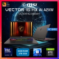 MSI Vector 16 HX AI A2XWHG-066MY (Core Ultra 9 275HX/32GB/2TB SSD/RTX5070 Ti 12GB/16" QHD+ 240HZ/W11