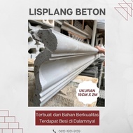 Lisplang beton 15 cm x 2 m / lisplang beton, lisplang, lisplang minimalis, lis profil, lis profil co