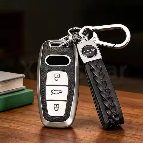 Auto Keyless Protector Key Case Cover Shell Fob Holder For Audi A7 S7 RS7 A3 8Y A8 D5 RS E-tron GT Q