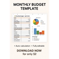 Template Bajet Bulanan – Fail Excel Boleh Edit (RM)
