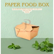 Best Fresh Brown Paper Food Box (26 Oz, 45 Oz, 55 Oz, 66 Oz) Food Container