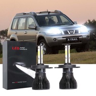 ชุดหลอดไฟฮาโลเจน LED 6000K 2 ชิ้น สําหรับ Nissan Xtrail X-Trail T30 2002-2008