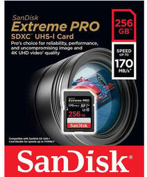 【LT滿300出貨】SanDisk 256GB 256G Extreme PRO 170MBs SD