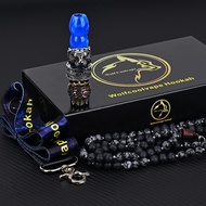 Alpha Pipe Arabian Pipe hookah Pipe hookah Accessories hookah Resin Pipe+Double-Sided Decoration