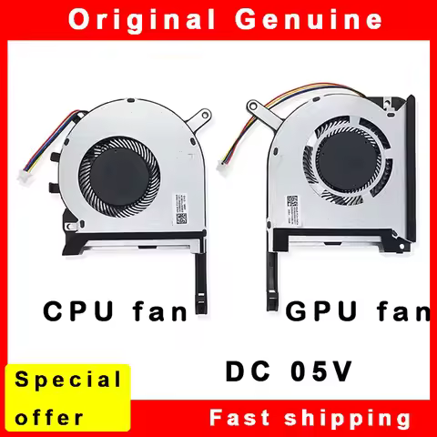 New Original CPU GPU Laptop Cooling Fan for ASUS FX705 FX705G FX705GM FX86 FX86SM FX505 FX505D FX505