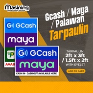 Gcash / Maya / Palawan Business Tarpaulin 3ft x 2ft / 1.5ft x 2ft