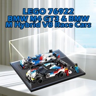 Lego Transparent Acrylic Display Box For ​Lego 76922 BMW M4 GT3 & BMW M Hybrid V8 Race Cars Popmart 