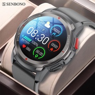 ZZOOI SENBONO 2022 New 1.32inch 360*360 HD Screen Smart Watch Men Sports Bluetooth Call One Key Connection Smartwatch For Ios Xiaomi