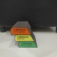BOSCH Sanding Abrasive Sponge Set - Sandpaper Foam Sponge Set of 3 pcs