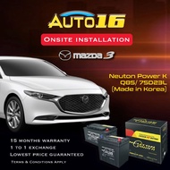Mazda 3 Car Battery 75D23L/Q85