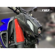 MOS 大燈左右側蓋 碳纖維側蓋貼片 (真空) 適用於2021-2023年 MT07 MT-07 