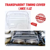 TRANSPARENT TIMING PULLEY COVER (HK5) - TOYOTA SUPRA 1JZ SOARER CRESTA 86-96 2.5L TIMING BELT COVER 