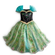 Kids Girl Anna Costume Movie Dress