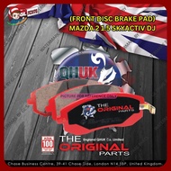FRONT DISC BRAKE PAD MAZDA 2 1.5 DJ SKYACTIV (FRONT SET) QHUK