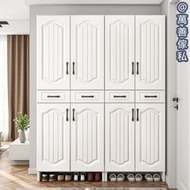 北歐輕奢 實木白色鞋櫃/鞋架/入戶玄關櫃/M177