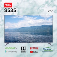 TCL S535 TV 75inch CLASS 5-SERIES 4K OLED SMART TV | 1 Year Savvy Seller Warranty