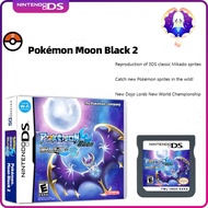 Pokemon Moon Black 2 NDS Game Card Box US Version English Pokemon New Game Card NEW 3Ds/NEW 3DS XL