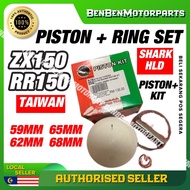 KAWASAKI ZX150 PISTON SET 59mm/65mm/68mm SHARK