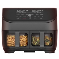 Instant Pot 8 Quart Vortex Plus 2-Basket Air Fryer Oven, Black - Clearcook Windows, Digital Touchscreen