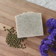 Mung Bean Soap | Green Bean Soap |Natural Handmade soap 绿豆皂 手工皂 100g+-