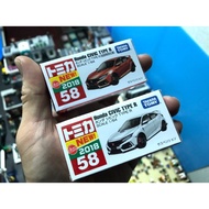 🔥📛 SALES 📛🔥 Tomica No 58 Honda Civic Type R FK8 (all with 2018 sticker)