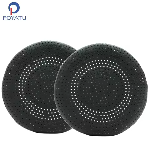 Poyatu Earpads Cover for Plantronics Blackwire 3200 3210 3225 Binaural Headset Headphone Replacement