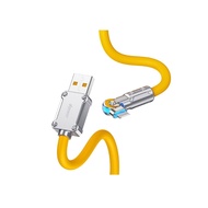 DPower 1 Meter CB-X07P USB-A to Li Data Cable 6A Yellow