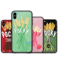 Huawei Y6 Y6s Y6 Prime 2018 Y7 Y9 Prime 2019 977A Pocky black silicone TPU shell Phone Case