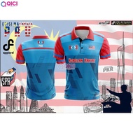 Qici 2024 EDI MALAYSIA #keadilan rakyat pkr 3d merdeka polo shirt