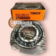 BEARING 6004 2RS / 60042RS TIMKEN RUBBER CAPC3 Original 20X42X12