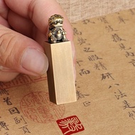 Hard Pen Calligraphy Calligraphy Brass Seal Customization Name Calligraphy Calligraphy Grade Stamp Chinese Painting Seal Engraving Finished Product Leisure Stamp Hard Pen Calligraphy Brass Seal Custom Name Calligraphy Calligraphy Grade Stamp Chinese Paint