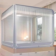 JUSHZ Travel Mosquito Net for Bed Net Double Bed Canopy for Double Bed for Single Bed Bedroom Bed Cu