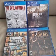 新淨PS4 The Walking Dead 第2季 110元 The Evil Within 2 Gta5  Biohazard 7 每款...