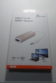 j5create USB3.1 Type-C to 4K HDMI 轉接器-JCA153