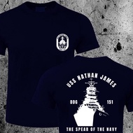 USS Nathan James DDG 151 Logo The Last Ship Film TV Navy T-shirt HQ Design J6LL