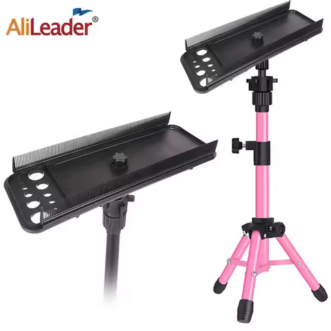 Multifunction Hair Extension Holder Hair Extension Tray with Wig Stand wig tripod Easy To Place Salo